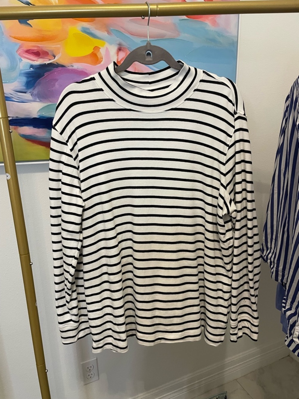 100%Cotton Striped‎ women’s long sleeve size XL